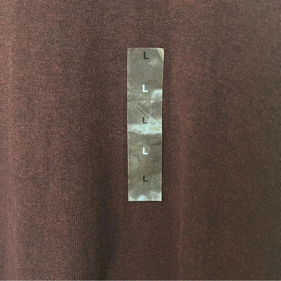 NWT Alfani Men’s VNeck Sweater Luxury Touch Lightweight HeatherMaroon Size L - Picture 5 of 10